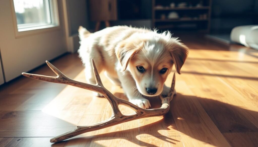 are deer antlers safe for puppies to chew