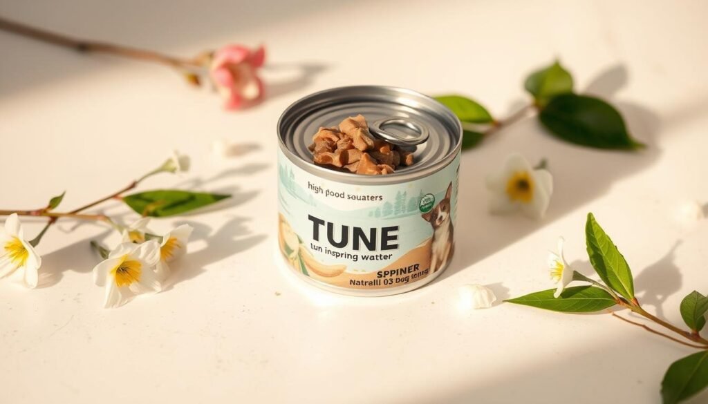 can dogs eat canned tuna in spring water
